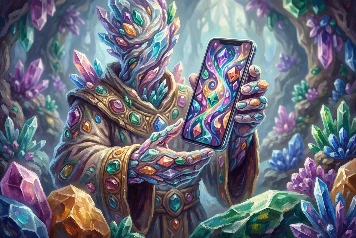 Gemstone in a mobile browser